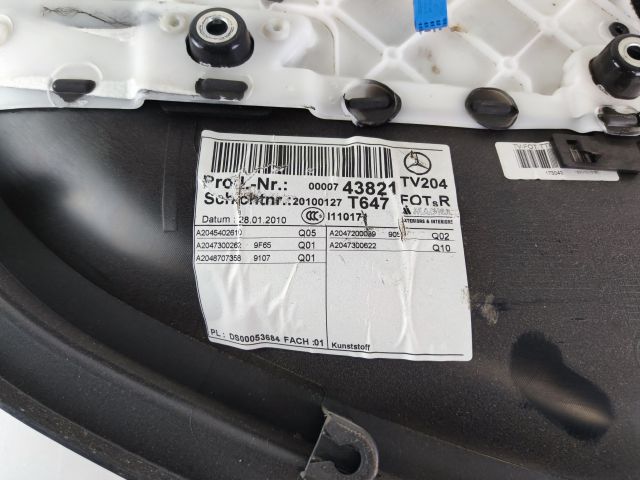 bontott MERCEDES-BENZ C-CLASS Jobb hátsó Ajtó Kárpit