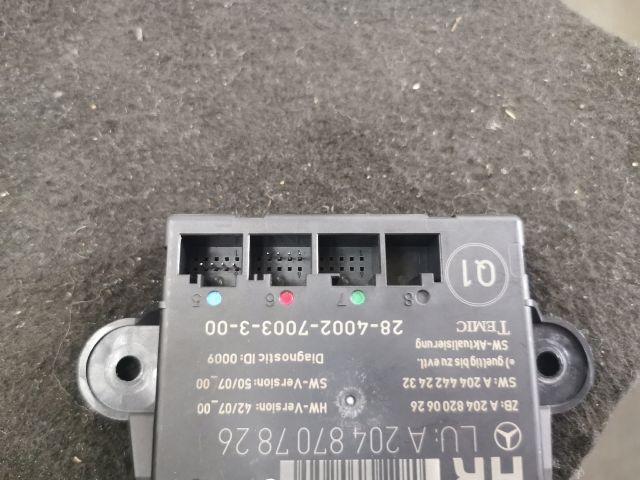 bontott MERCEDES-BENZ C-CLASS Jobb hátsó Ajtó Vezérlőegység