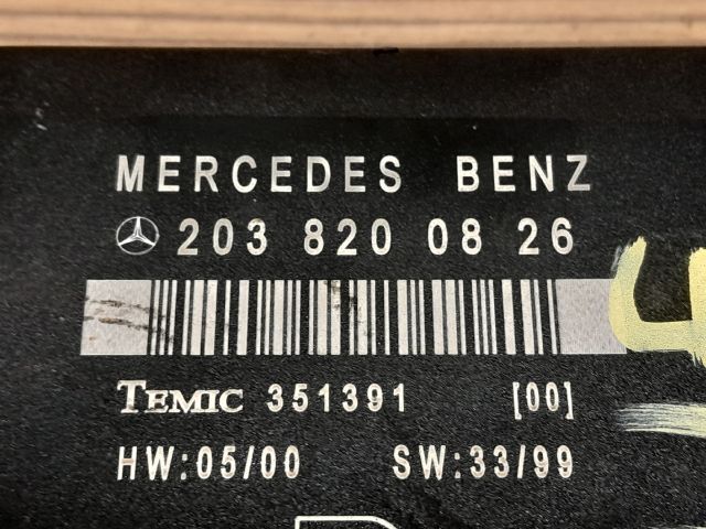 bontott MERCEDES-BENZ C-CLASS Jobb hátsó Ajtó Vezérlőegység