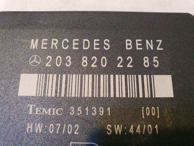 bontott MERCEDES-BENZ C-CLASS Jobb hátsó Ajtó Vezérlőegység