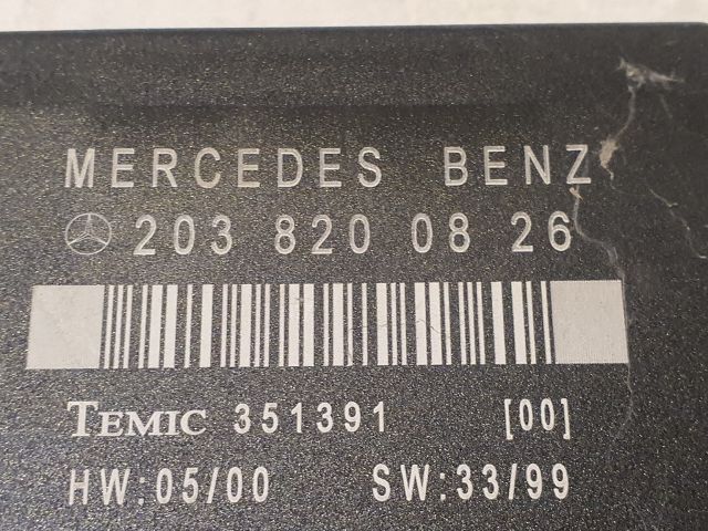bontott MERCEDES-BENZ C-CLASS Jobb hátsó Ajtó Vezérlőegység