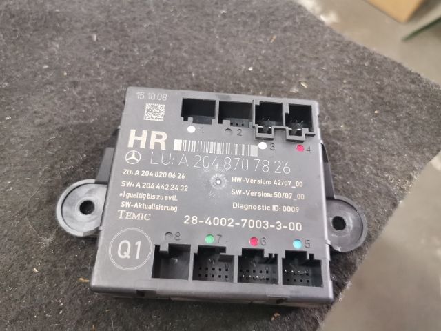 bontott MERCEDES-BENZ C-CLASS Jobb hátsó Ajtó Vezérlőegység