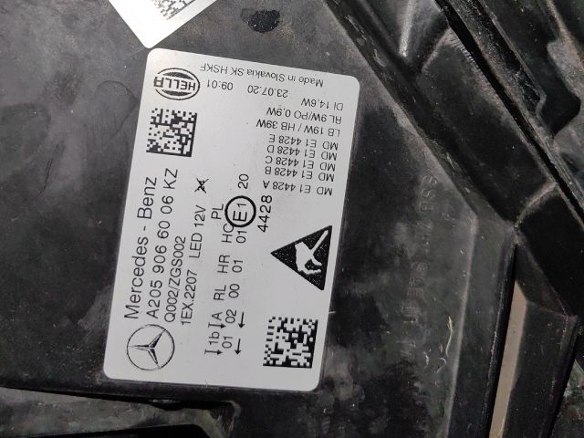 bontott MERCEDES-BENZ C-CLASS Jobb Ledes Fényszóró