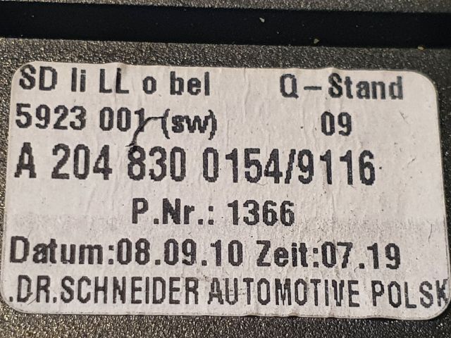 bontott MERCEDES-BENZ C-CLASS Jobb Szellőző