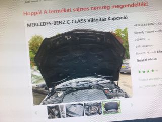 bontott MERCEDES-BENZ C-CLASS Kábelcsatorna Fedél