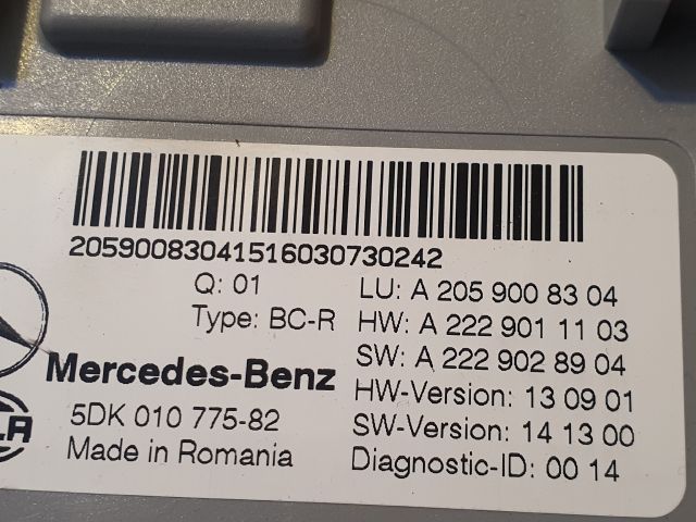 bontott MERCEDES-BENZ C-CLASS Komfort Elektronika