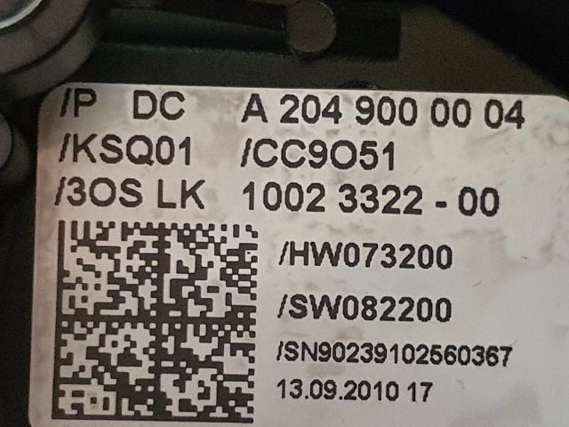 bontott MERCEDES-BENZ C-CLASS Komplett Kormánykapcsoló (Bajuszkapcsoló)