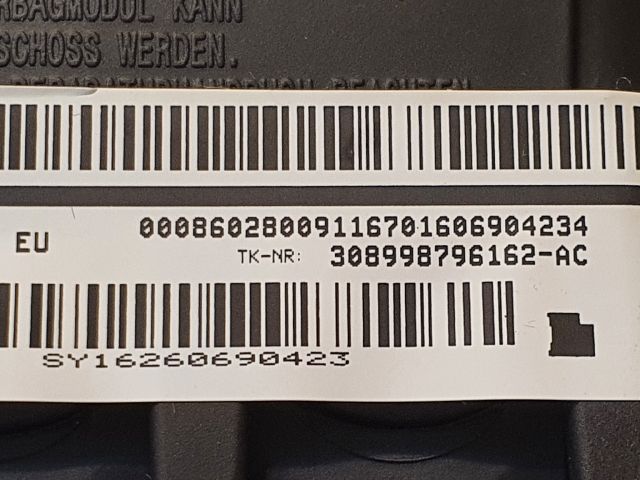 bontott MERCEDES-BENZ C-CLASS Kormánylégzsák