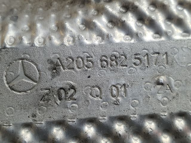 bontott MERCEDES-BENZ C-CLASS Középső Kipufogó Dob Hővédő Lemez