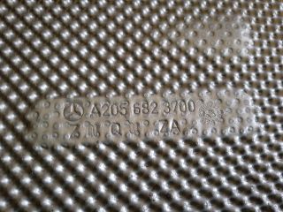 bontott MERCEDES-BENZ C-CLASS Középső Kipufogó Dob Hővédő Lemez