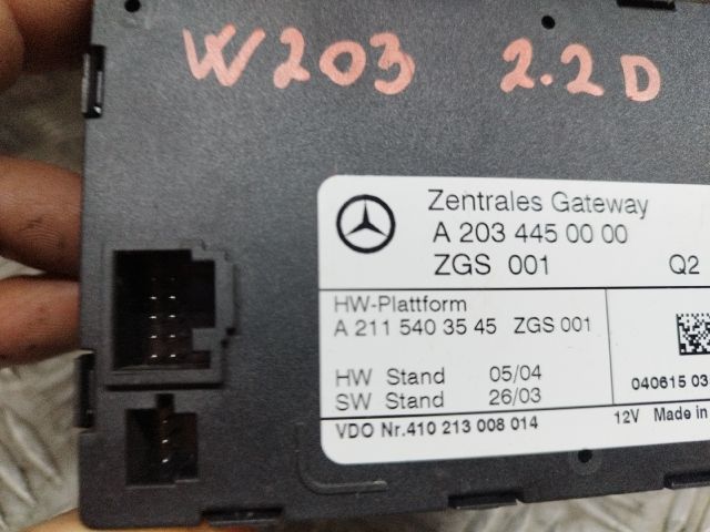 bontott MERCEDES-BENZ C-CLASS Központizár Elektronika