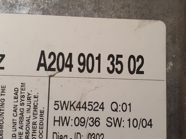 bontott MERCEDES-BENZ C-CLASS Légzsák Elektronika