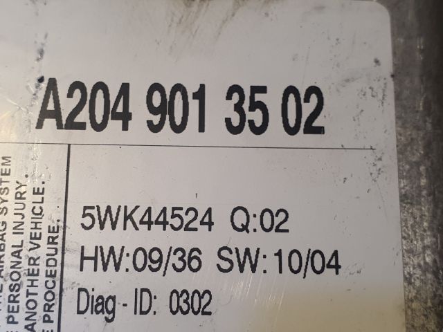 bontott MERCEDES-BENZ C-CLASS Légzsák Elektronika