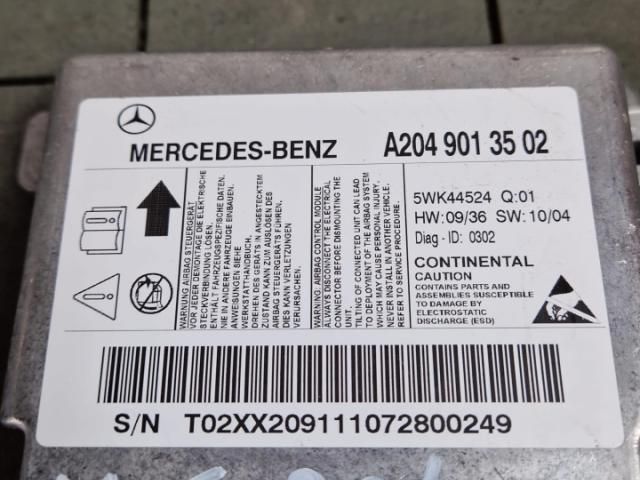bontott MERCEDES-BENZ C-CLASS Légzsák Elektronika