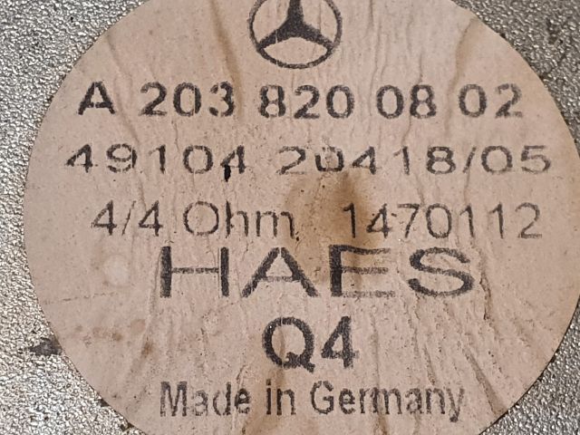 bontott MERCEDES-BENZ C-CLASS Mélynyomó Hangszóró