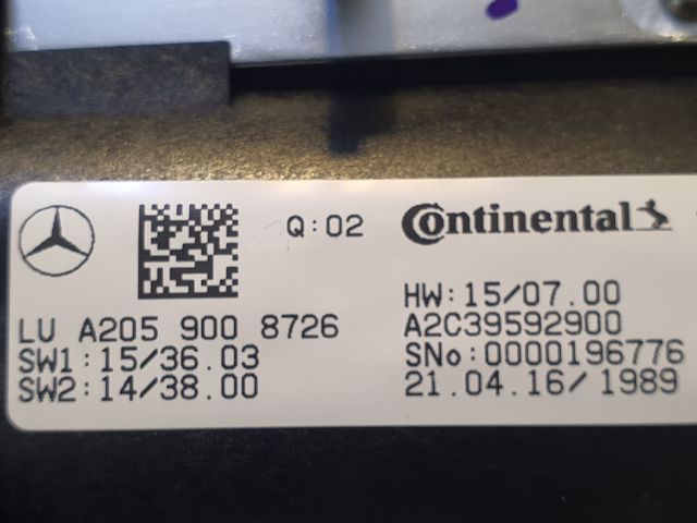 bontott MERCEDES-BENZ C-CLASS Multimédia Vezérlő