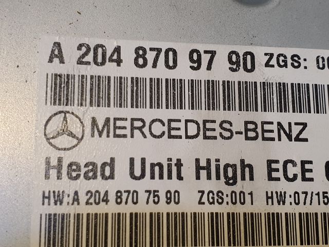 bontott MERCEDES-BENZ C-CLASS Navigációs Fejegység