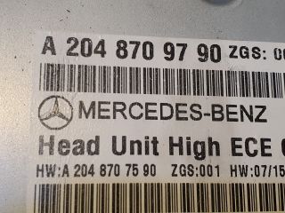 bontott MERCEDES-BENZ C-CLASS Navigációs Fejegység