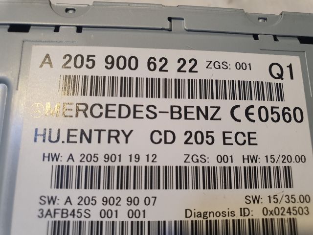 bontott MERCEDES-BENZ C-CLASS Navigációs Fejegység