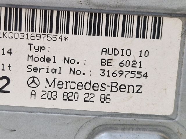 bontott MERCEDES-BENZ C-CLASS Rádió / CD