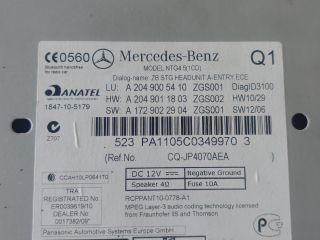 bontott MERCEDES-BENZ C-CLASS Rádió / CD