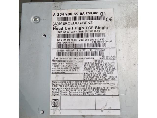 bontott MERCEDES-BENZ C-CLASS Rádió / CD