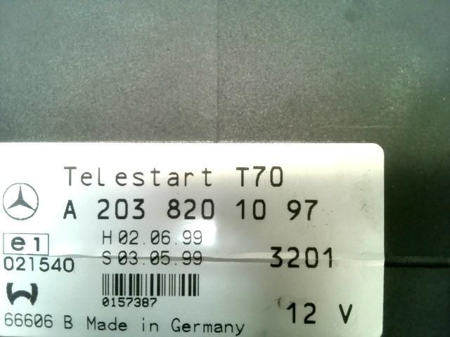 bontott MERCEDES-BENZ C-CLASS Telefon Elektronika