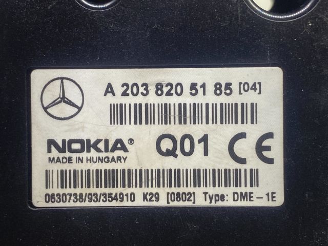 bontott MERCEDES-BENZ C-CLASS Telefon Elektronika