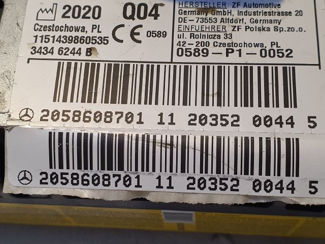 bontott MERCEDES-BENZ C-CLASS Utasoldali Légzsák