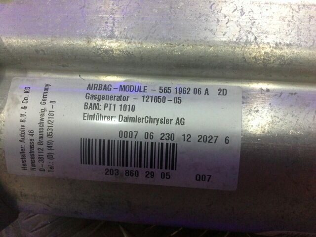 bontott MERCEDES-BENZ C-CLASS Utasoldali Légzsák