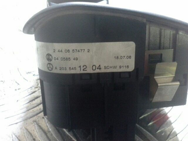 bontott MERCEDES-BENZ C-CLASS Világítás Kapcsoló