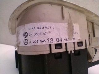 bontott MERCEDES-BENZ C-CLASS Világítás Kapcsoló