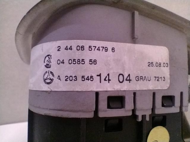 bontott MERCEDES-BENZ C-CLASS Világítás Kapcsoló