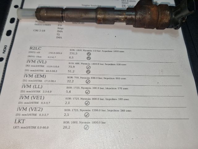 bontott MERCEDES-BENZ CITAN Porlasztó (1 db)