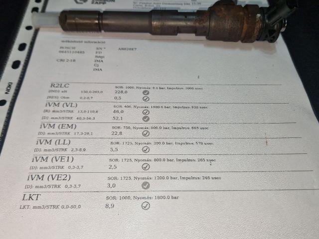 bontott MERCEDES-BENZ CITAN Porlasztó (1 db)