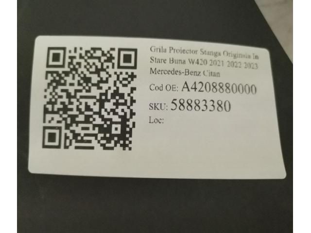 bontott MERCEDES-BENZ CITAN Bal Ködzárófény Keret