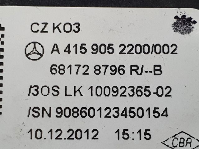 bontott MERCEDES-BENZ CITAN Bal Kormánykapcsoló Irányjelző