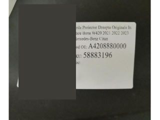 bontott MERCEDES-BENZ CITAN Jobb Ködlámpa Rács