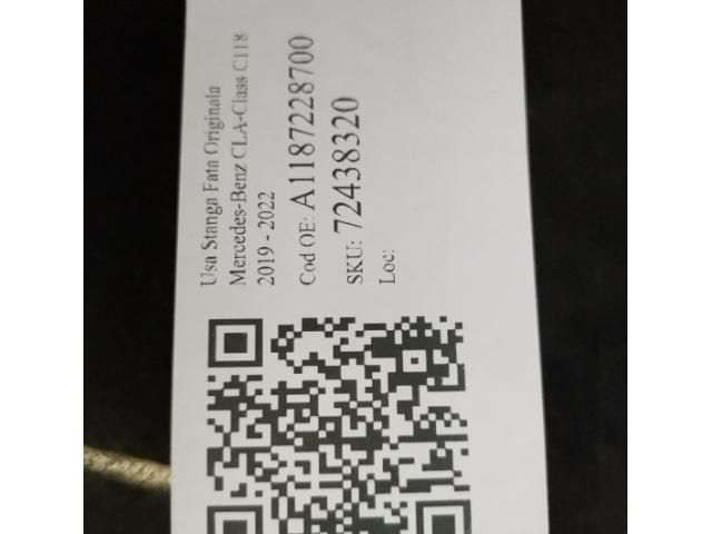 bontott MERCEDES-BENZ CLA Bal első Ajtó (Üres lemez)