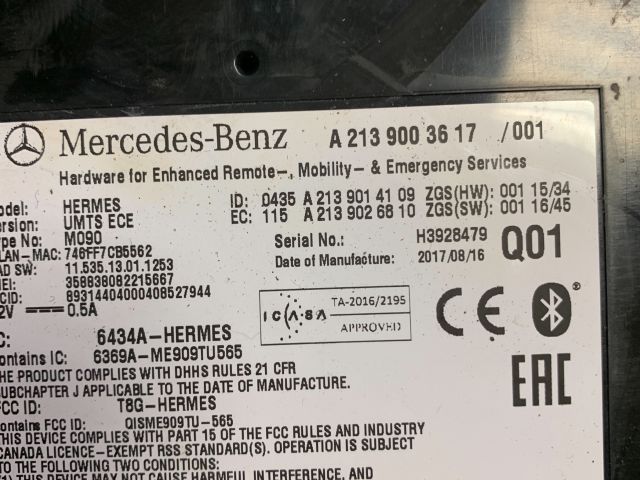 bontott MERCEDES-BENZ CLA Bluetooth Elektronika