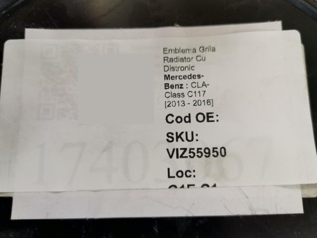 bontott MERCEDES-BENZ CLA Első Embléma