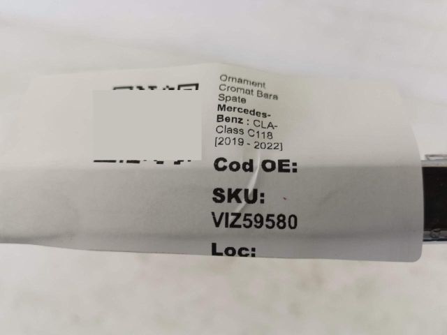 bontott MERCEDES-BENZ CLA Hátsó Lökhárító Díszléc