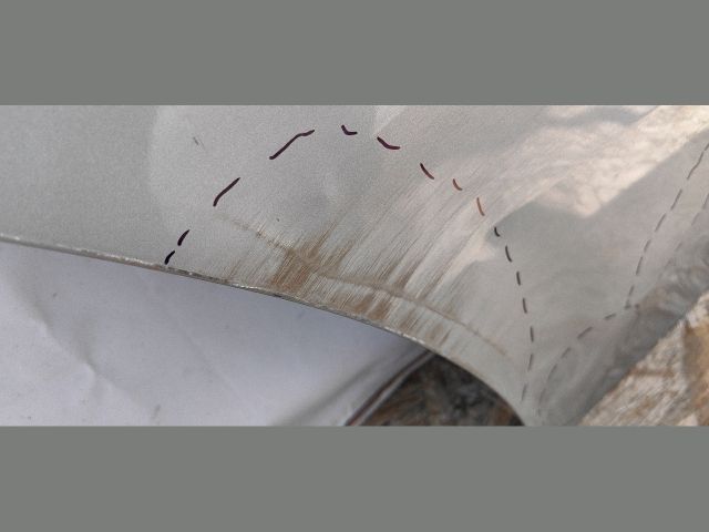 bontott MERCEDES-BENZ CLA Jobb hátsó Ajtó (Üres lemez)