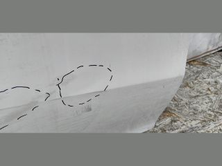 bontott MERCEDES-BENZ CLA Jobb hátsó Ajtó (Üres lemez)