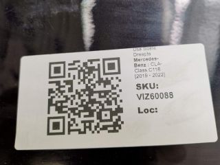 bontott MERCEDES-BENZ CLA Jobb hátsó Ajtó (Üres lemez)