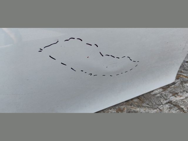 bontott MERCEDES-BENZ CLA Jobb hátsó Ajtó (Üres lemez)