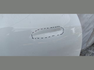 bontott MERCEDES-BENZ CLA Jobb hátsó Ajtó (Üres lemez)