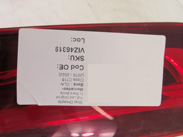 bontott MERCEDES-BENZ CLA Jobb Hátsó Lámpa