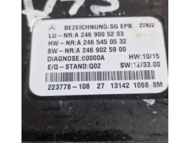 bontott MERCEDES-BENZ CLA Kézifék Elektronika