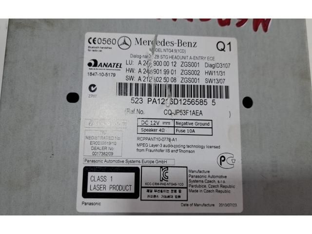 bontott MERCEDES-BENZ CLA Navigációs Fejegység